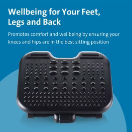 Repose-pied Kensington SOLEMASSAGE Noir (4 Unités)