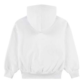 Sweat-shirt à capuche fille Jordan Wj Brkn Flc Po Hoodie Blanc