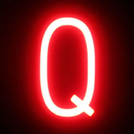 Green Ice Lettre LED Néon, Largeur 100mm, Hauteur 161mm, Profondeur 38mm