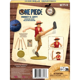 Figurine Articulée ONE PIECE Luffy - 15 cm - 12 Points d'Articulation avec Accessoires - Collection - À Partir de 4 Ans