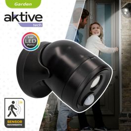 Lampe LED avec Capteur de Mouvement Aktive Plastique 10,5 x 12,5 x 13,5 cm (12 Unités)