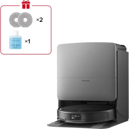 Roborock SAROS 20X - Aspirateur robot laveur intelligent, puissance 36 000 Pa, autonomie 180 min, réservoir 259 ml, nettoyage des angles, noir
