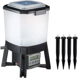 Ubbink Distributeur Automatique de Nourriture pour Poissons Solaire - Réservoir 6 L, 1 à 6 Nourrissages/Jour, Portée Réglable 1 à 3 m, Pour Bassins Jusqu'à 30 m³ Precio: 216.792. SKU: B1KP45VJEA