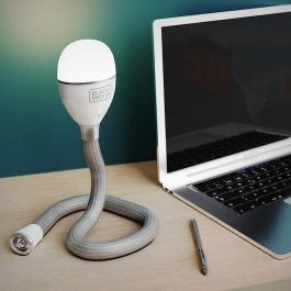 Black+Decker Lampe Serpent 2-en-1 BDCFSL01-XJ 3.5V 150/50-500 Lumens Corps Flexible