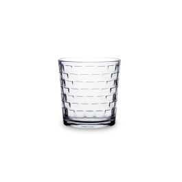 Set 6 Vasos Bajos Vidrio Square Quid 26 cL