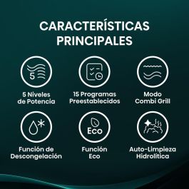 Micro-ondes avec Gril Hisense BIM320G41X 800 W 20 L Acier