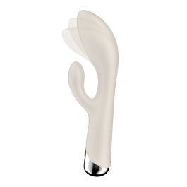 Vibration de Stimulation Double Satisfyer Spinning Rabbit 1 Blanc