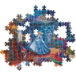 Clementoni Puzzle 500 Pièces Ever After - Princesses Disney, Cendrillon - Puzzle pour Adultes et Enfants, Collection