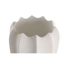 Cache-pot Home ESPRIT Blanc Fibre méditerranéen