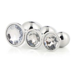 Plug Anal Dream Toys Gleaming Love Argenté