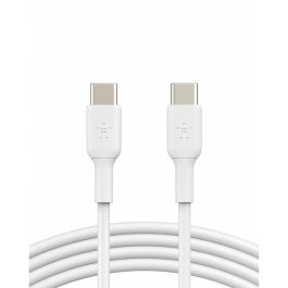 Câble USB-C vers USB-C Belkin CAB003BT2MWH Blanc 2 m