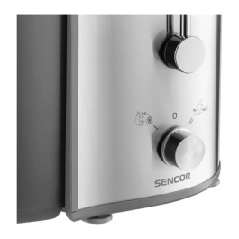 Sencor SJE1055SS - Centrifugeuse 800 W, 1,6 L, avec 2 bacs (pulpe et jus 0,75 L) - Gris