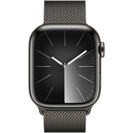 Apple Watch S9 Edelstahl Cellular 41mm Graphit (milanaise graphit) NEW