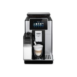 De'Longhi PrimaDonna ECAM610.55.SB - Machine à expresso automatique avec broyeur - Café grains/moulu - 19 bars - 1450 W - Réservoir 2,2L - Écran tactile couleur - Métallique