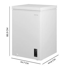 Congélateur Cecotec Bolero CoolMarket Chest 99P Blanc E 99 L