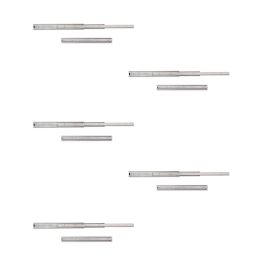 Emuca Lot de 5 jeux de Coulisses pour tiroirs, roulement à billes, hauteur 45mm, profondeur 400mm, sortie totale, Zingué