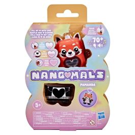 Hasbro Nano-mals Pamanda Panda Roux Jouet Interactif Électronique 70+ Réactions Garçon Fille 5 Ans HASG2215ES0