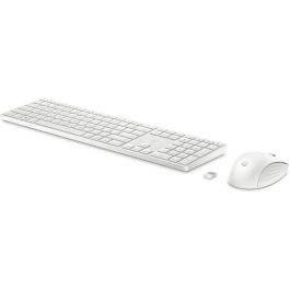 HP 650 Clavier et Souris Sans Fil AZERTY Français Blanc