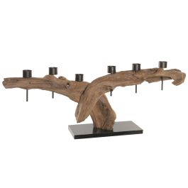 Bougeoir Home ESPRIT Fer Teck