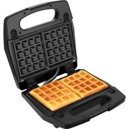 Sencor SSM 9410SS - Appareil à croque-monsieur 3 en 1, 700 W, 3 plaques interchangeables (triangles, panini, gaufres), boîtier CoolTouch, argent