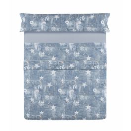 Jeu de draps Lois TEJANO Bleu Lit king size Precio: 44.4999996. SKU: B19EQVNLFY