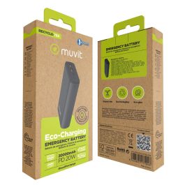 Powerbank Muvit for Change DP200G-R-PD Noir 20 W