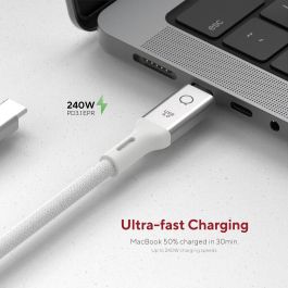 Câble USB Linq Byelements LQCU4030 Blanc