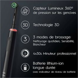 Brosse à dents électrique Braun Noir