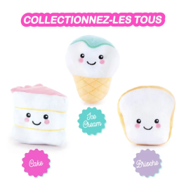 Canal Toys Peluche AIR 071 à décorer avec feutres parfumés et pochoirs - Airbrush Plush - Mini peluche Food'tastic - Dès 6 ans