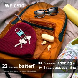 Oreillette Bluetooth Sony WF-C510 Blanc