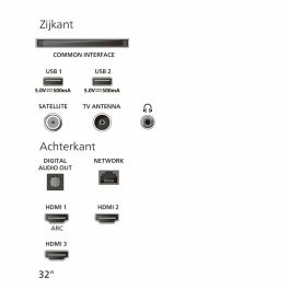 TV intelligente Philips 32PFS6000 32" Full HD LED HDR LCD