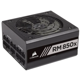 Corsair Alimentation PC Modulaire RM850x Shift 850W ATX 3.1 PCIe 5.1 avec câble 12V-2x6 natif, certification Cybenetics Gold, ventilateur silencieux 140mm - Garantie 10 ans