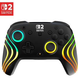Turtle Beach Afterglow Wave - Manette de jeu RGB sans fil pour Nintendo Switch 2, Switch, Switch Lite et Switch OLED - Sticks TMR, motion control, bouton GameChat - Noir Precio: 101.448. SKU: B16BLHHXHP