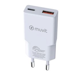 Chargeur mural Muvit for Change HC-263 Blanc 18 W 30 W
