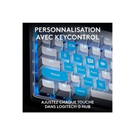 Logitech G Clavier Gaming Pro X TKL Rapid AZERTY Blanc LOG1734708186368