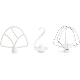 Domo Robot Pâtissier DO9241KR - 600 W, Moteur Puissant, 6 Vitesses, Bol 4 L, Mouvement Planétaire, Blanc - Pour Pâte, Crèmes et Préparations Maison