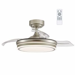 Ventilateur de Plafond CristalRecord Transparent Métal Ø 92 cm