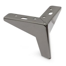 Q&Q Patte Métallique Togo Référence 125mm Nickel Sombre H125