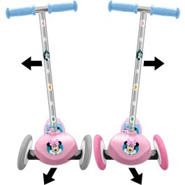 Minnie Trottinette pour enfant MN432045 à 3 roues avec volant - Rose