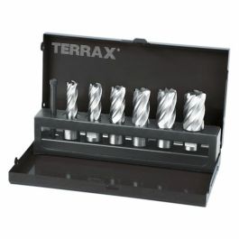 Ensemble de forets TERRAX Acier rapide (AR) Coffret Weldon 75 Pièces