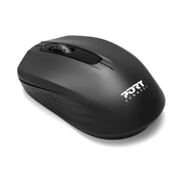 Port Designs Souris sans fil Essentielle 900508, USB-A / C, 2.4 GHz, 1000 DPI, ambidextre, Noir