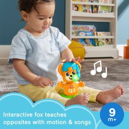 Fisher-Price Juguete musical de desarrollo Link Squad Fox Opposites HYK94