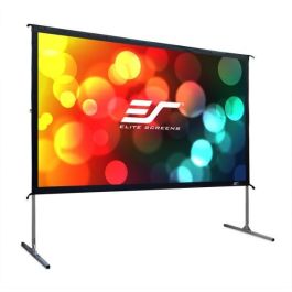 Elite Screens Yard Master 2 - Écran de projection pliable extérieur 16:9 - 4,57 m (180") - 3,99 x 2,24 m - Argent et blanc