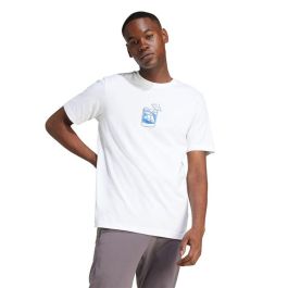 T-shirt à manches courtes homme Adidas Drink Blanc 5-6 Ans