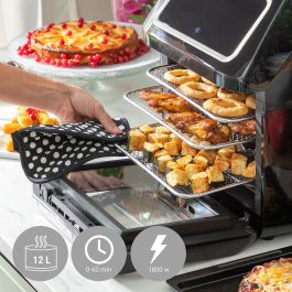 Friteuse à Air InnovaGoods Fryinn Pro Max 12000 Noir 1800 W 12 L Acier inoxydable