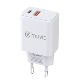 Chargeur mural Muvit for Change Blanc 18 W 20 W