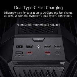 Boîtier ATX semi-tour Asus 90DC00F0-B39020 Blanc Noir