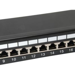 Equip Patchpanel 24x RJ45 Cat6 19" FTP 1HE ISO/IEC schwarz
