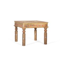 GINER Y COLOMER Table de Centre en Bois de Mango avec Détails Peints à la Main - Structure Robuste, Finition Artistique et Artisanale Precio: 215.988. SKU: B17Q3JEVV7