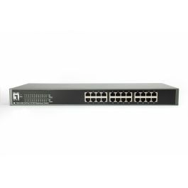 LevelOne FSW-2450 Switch 24 Ports Fast Ethernet (10/100) Non-géré avec Qualité de Service (QoS) et montage en rack